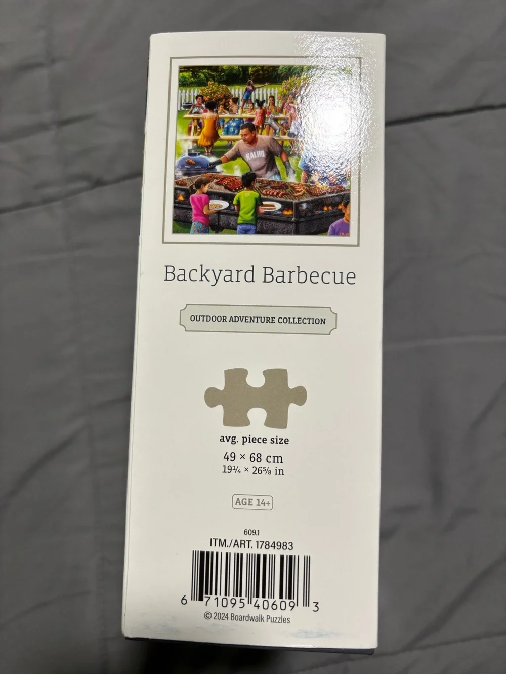 Boardwalk Backyard Barbecue 1000-Piece Puzzle - Colorful Picnic Scene